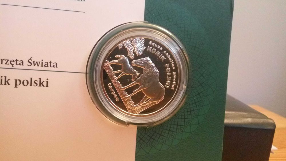 KONIK - Moneta srebrna 20 zł, Polska, Konik polski 2014, Ag 925