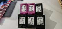 Puste tusze hp 652 6szt