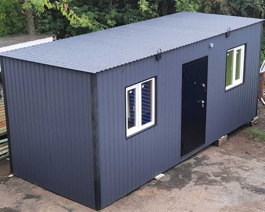 Вагончик на металевому каркасі. Розмір 2,40*6,00.