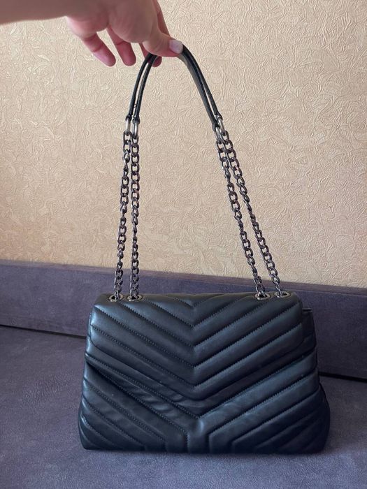 Чорна сумка, чорна сумка пуфер