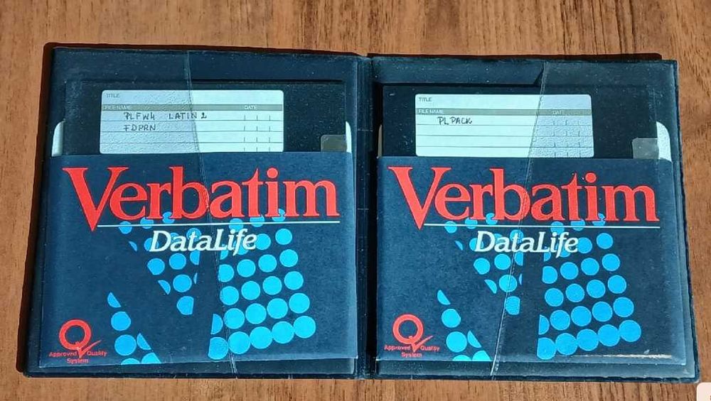 Etui na 2 dyskietki 5,25 cala