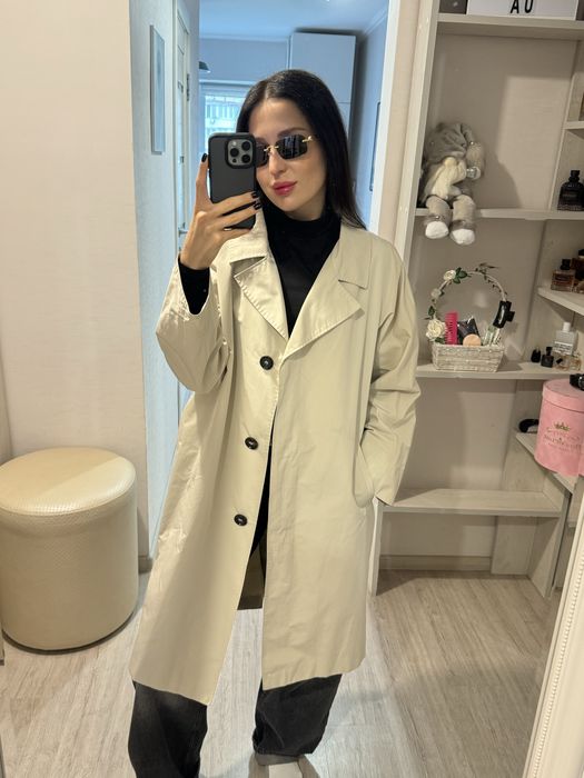 Бежевий італійський тренч Мarina Rinaldi, пальто,плащ,куртка