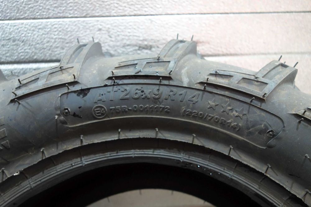 2x 26x9.00R14 Para opon do quada Polaris P-X-T USA 220/70R14 (F24)