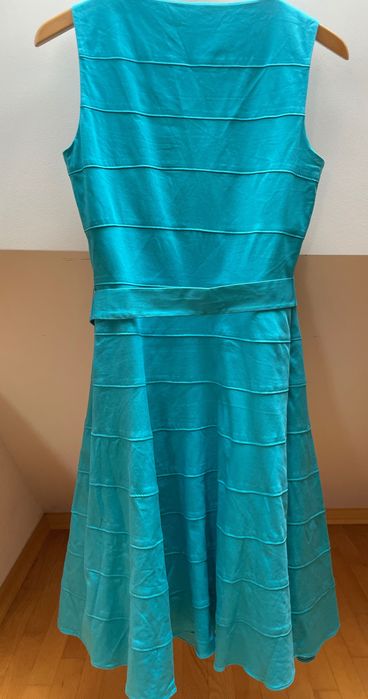 Turkusowa Sukienka Calvin Klein