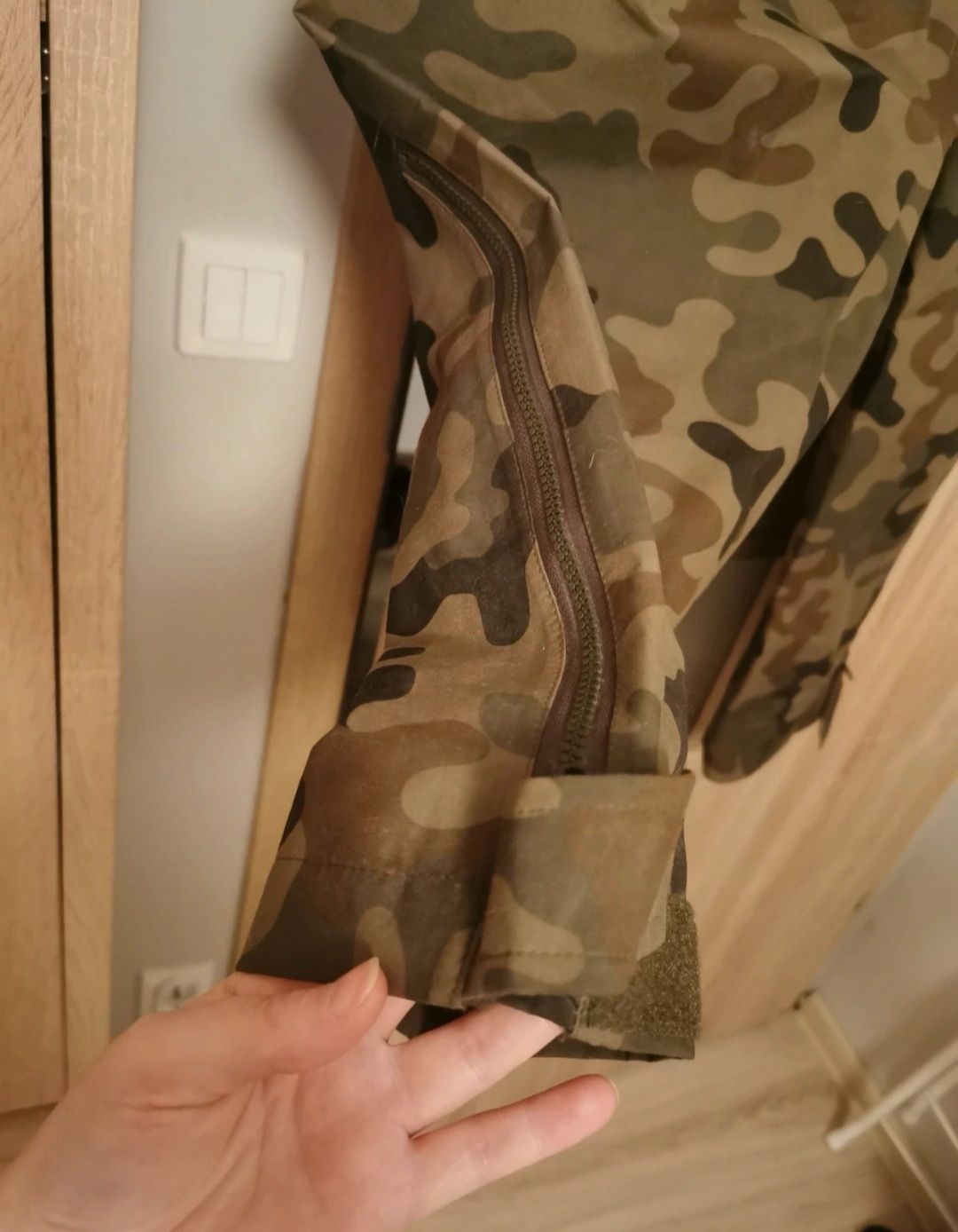Spodnie wojskowe ochronne przeciwdeszczowe