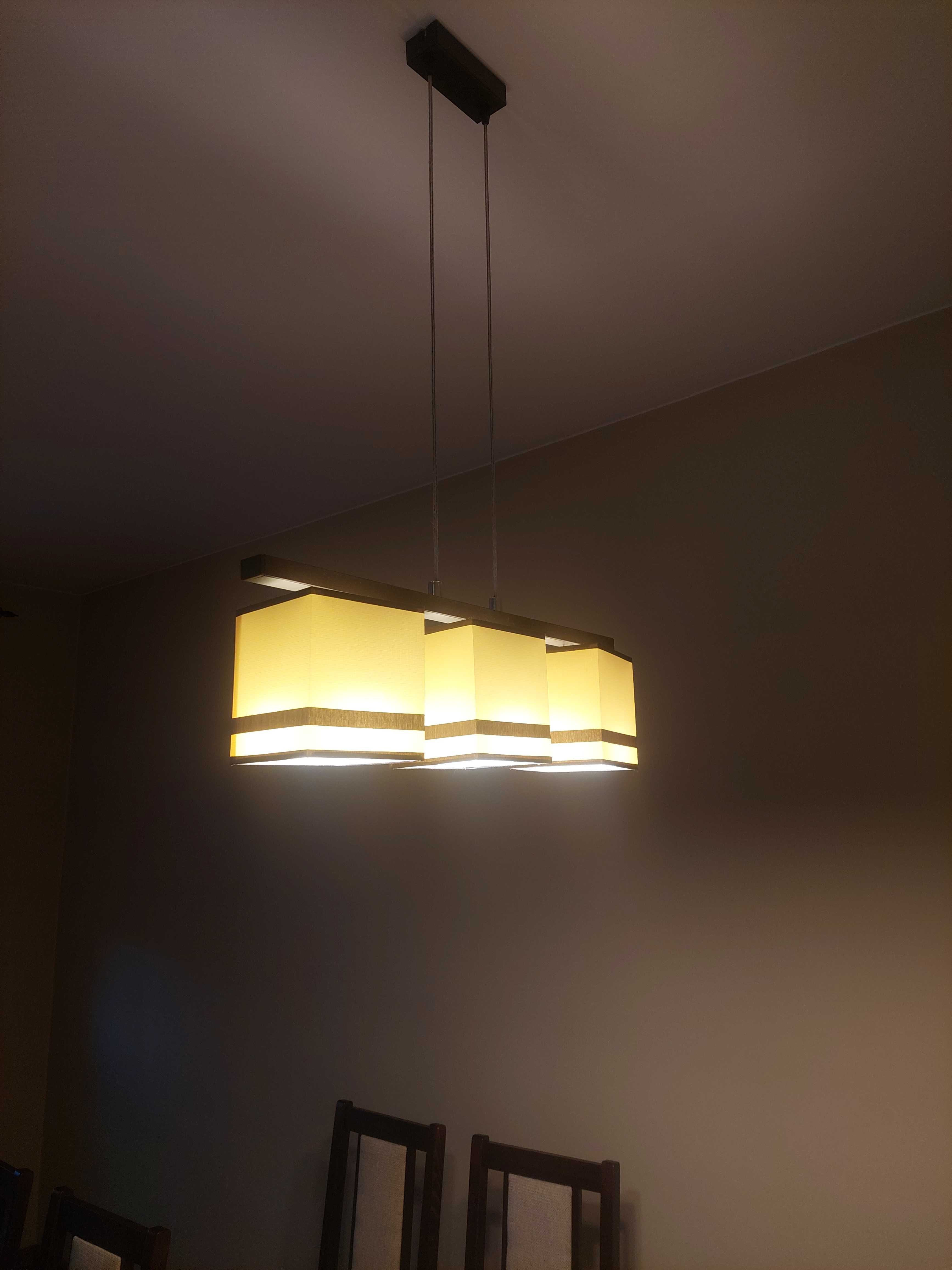 Lampa wisząca wenge beż