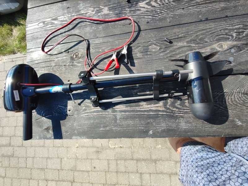 Ponton Aqua Marina Motion+silnik elektryczny T‑18+aku 40 Ah+kamizelki