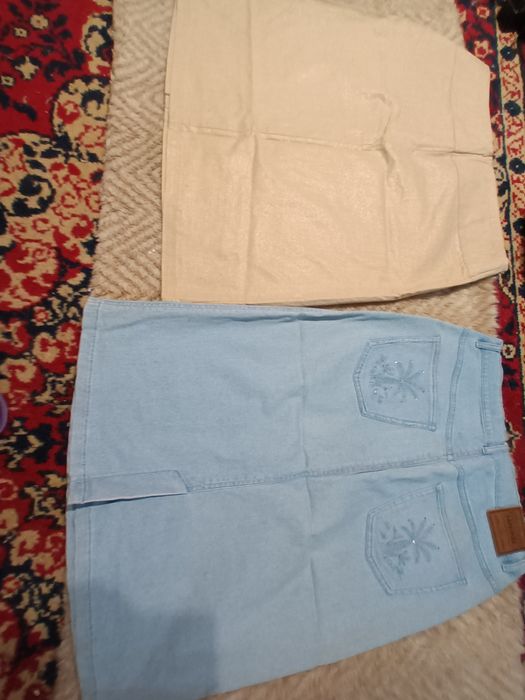 Лот Юбка джинс р.48- 50