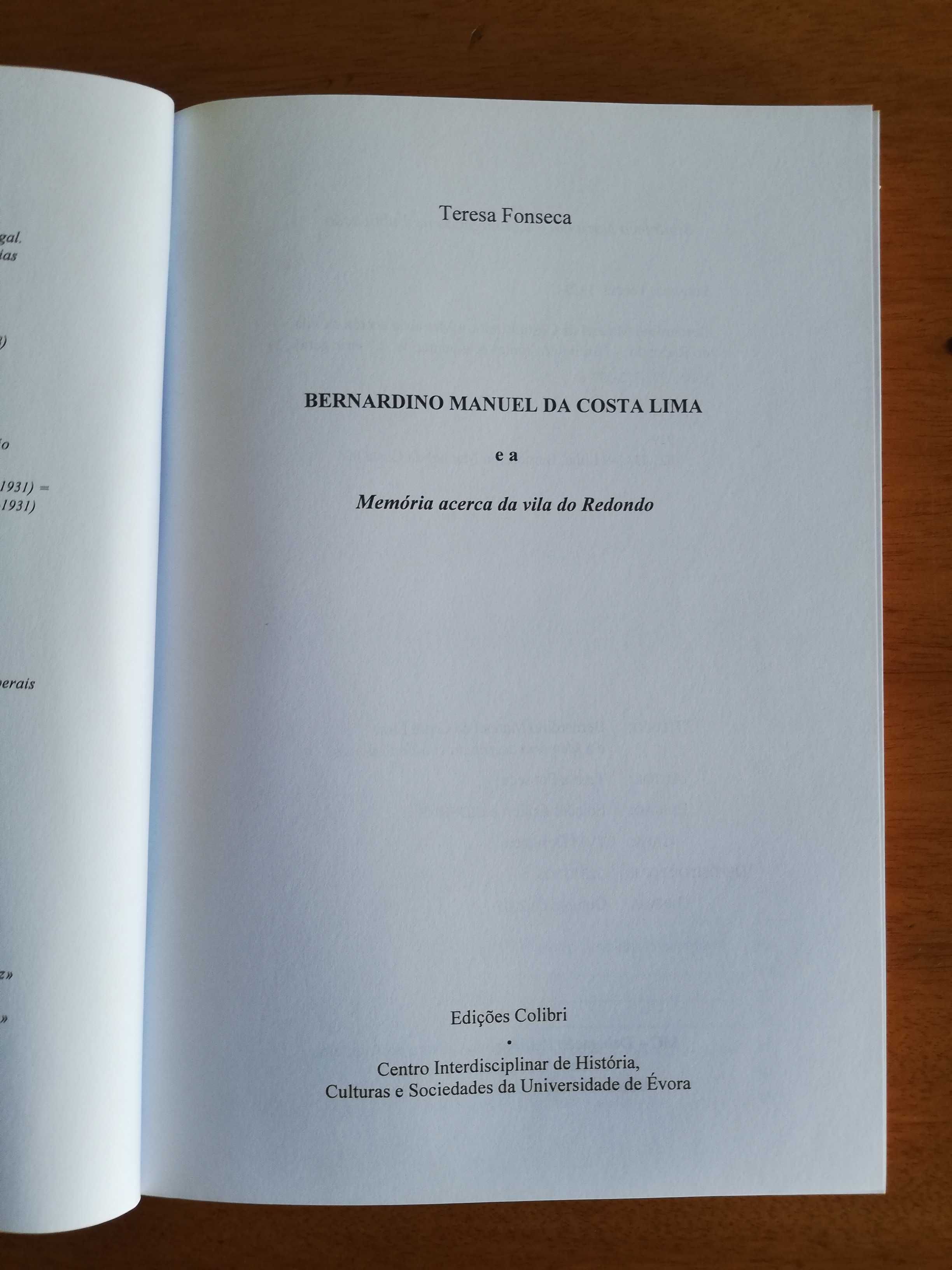 Memória acerca da vila do Redondo - Teresa Fonseca