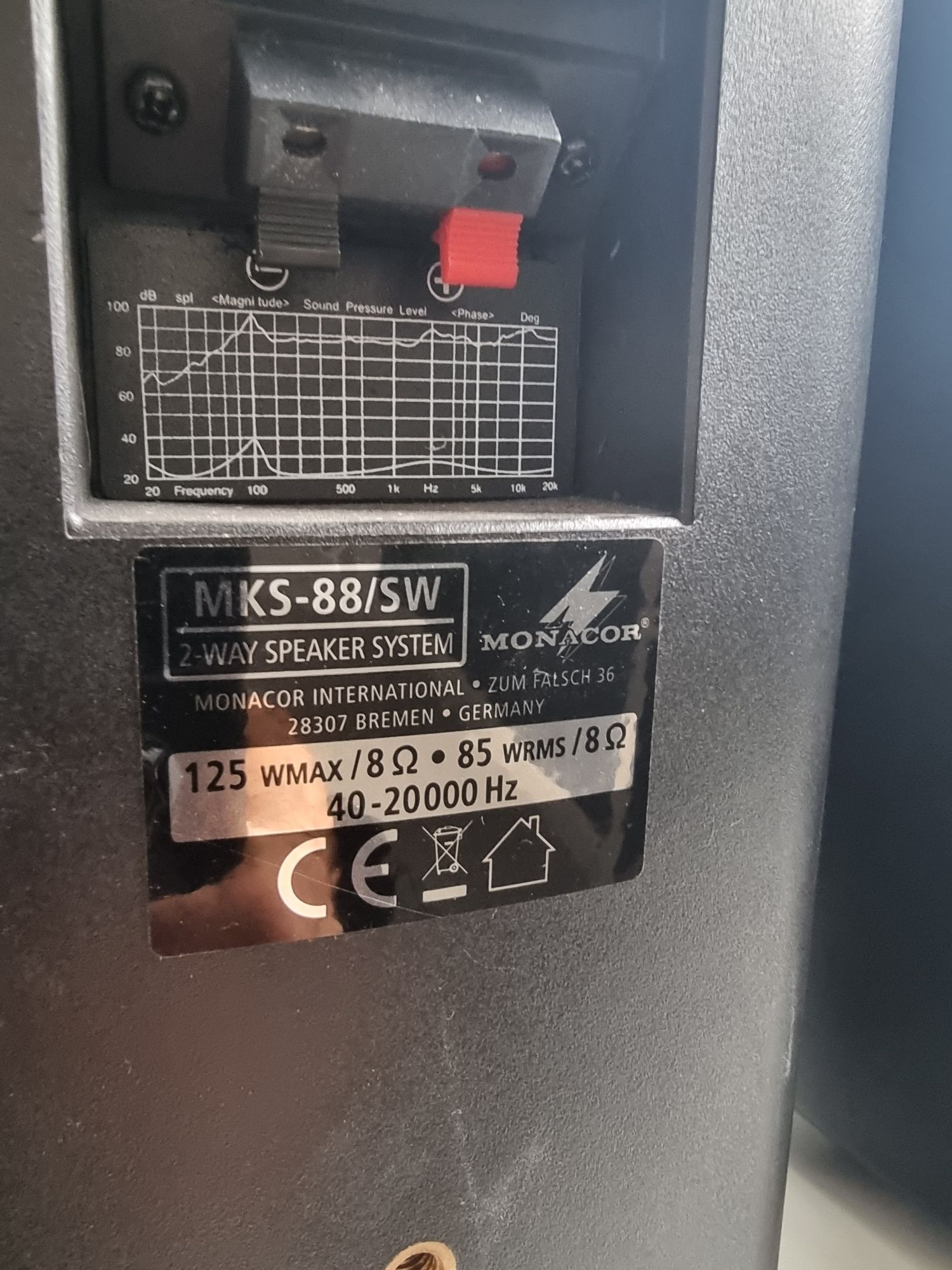 2x Kolumny głośnikowe MONACOR MKS-88SW wysyłka głośniki instalacyjne