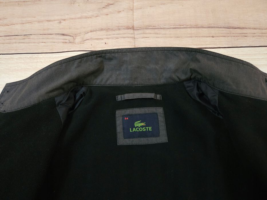 LACOSTE Kurtka Harrington Męska Szara Logowana r. 54