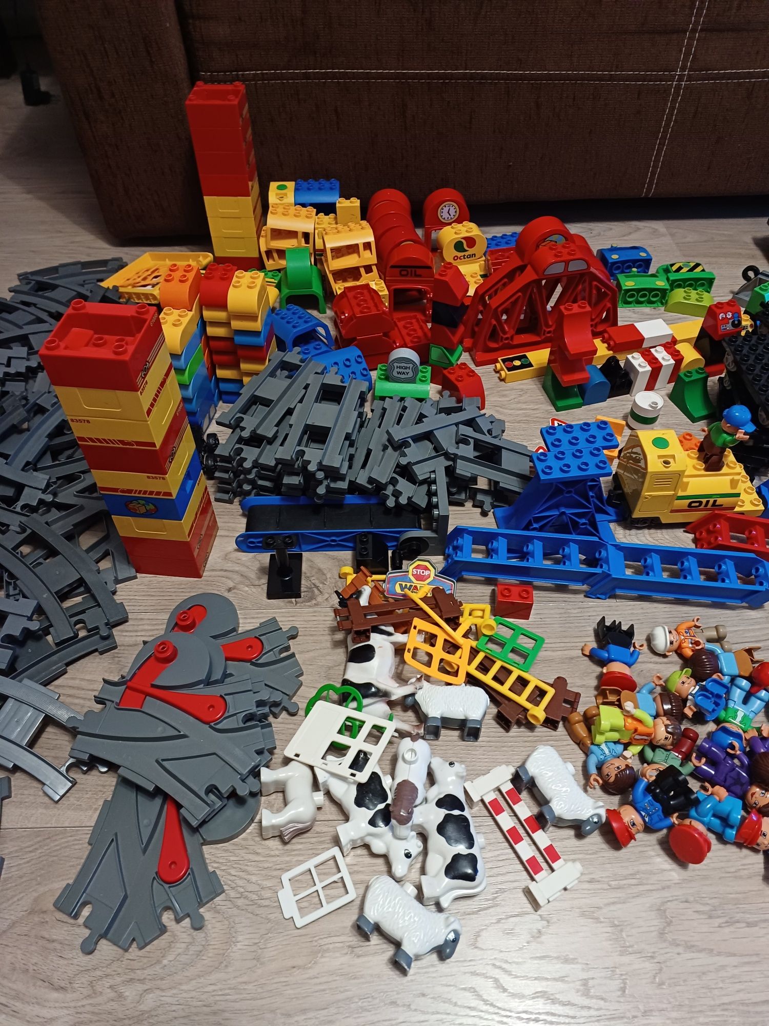 Zestaw duży  LEGO klocków duplo