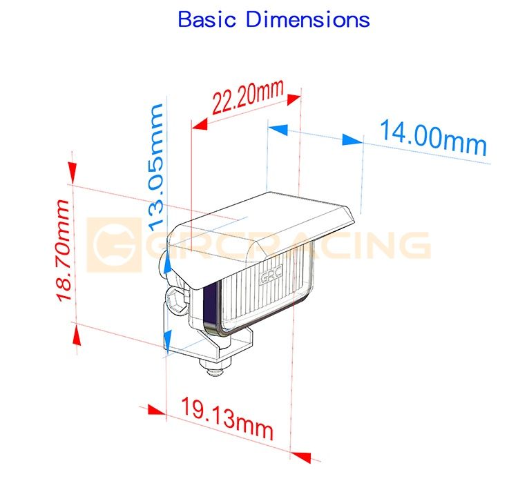 Reflektory halogeny LED 1:10 żółte oświetlenie rc TRX SCX MST FMS HPI