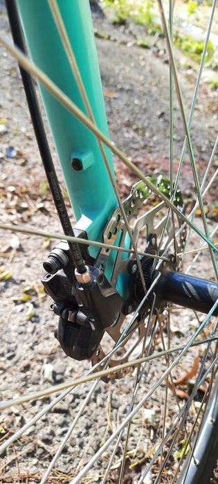 Damski rower Cross/MTB Unibike Crossfire 17", czarno-seledynowy