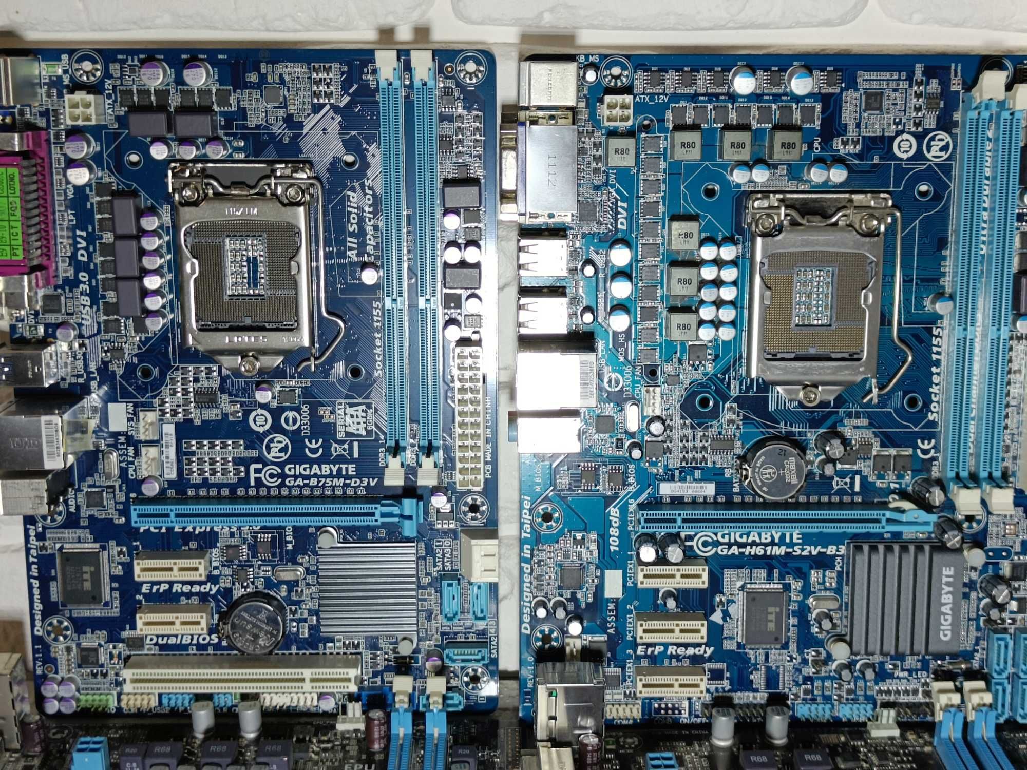 Материнські плати LGA1155 H61 H77 B75 Asus Gigabyte AsRock В НАЯВНОСТІ