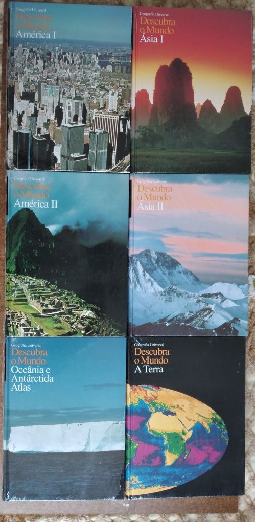 Geografia Universal - 10 livros novos 50€ e 40€