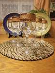 Kieliszki vintage Bohemia 250ml, lata 70XX
