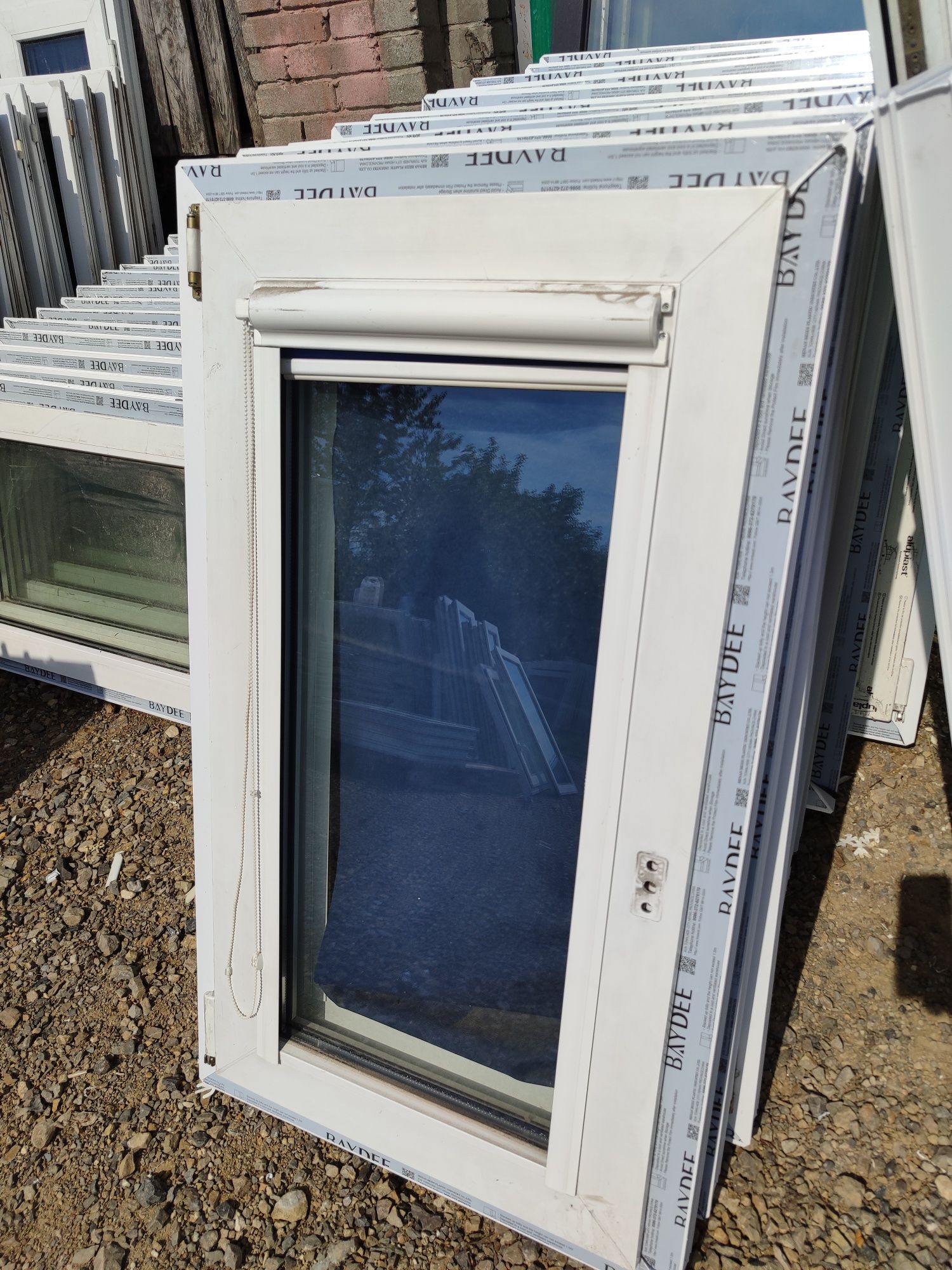 Okno pcv 63 x 110 używane otwierane i uchylne 60 x 100