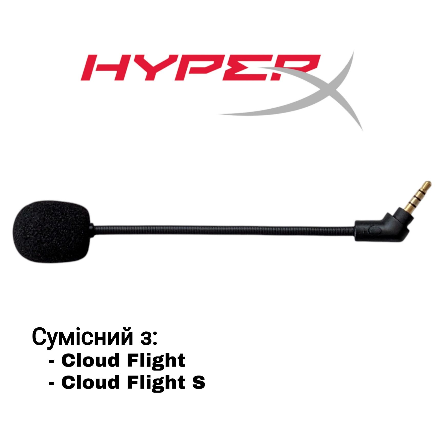 Мікрофони для навушників HyperX, Logitech та JBL