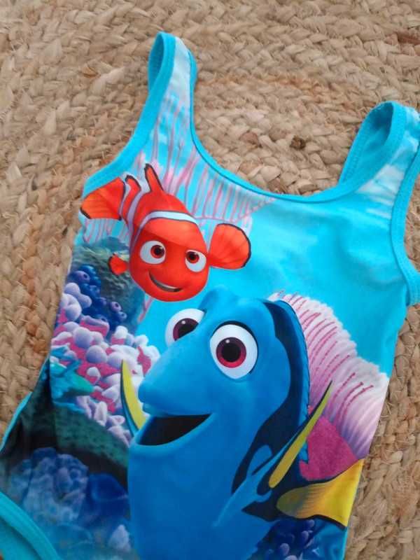 Strój kostium kąpielowy dziewczęcy jednoczęściowy disney nemo