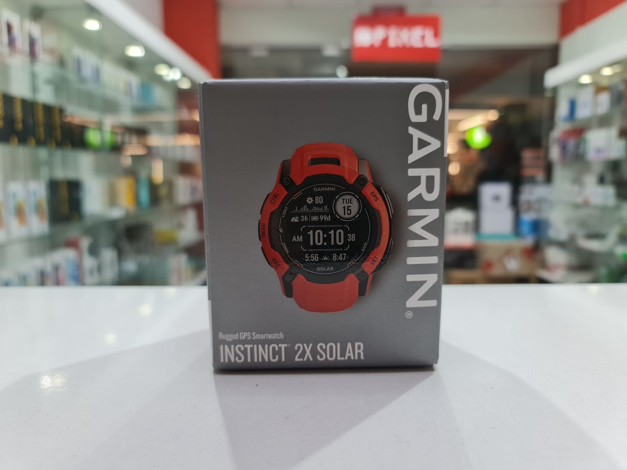 New Garmin Instinct 2X Solar Flame Red