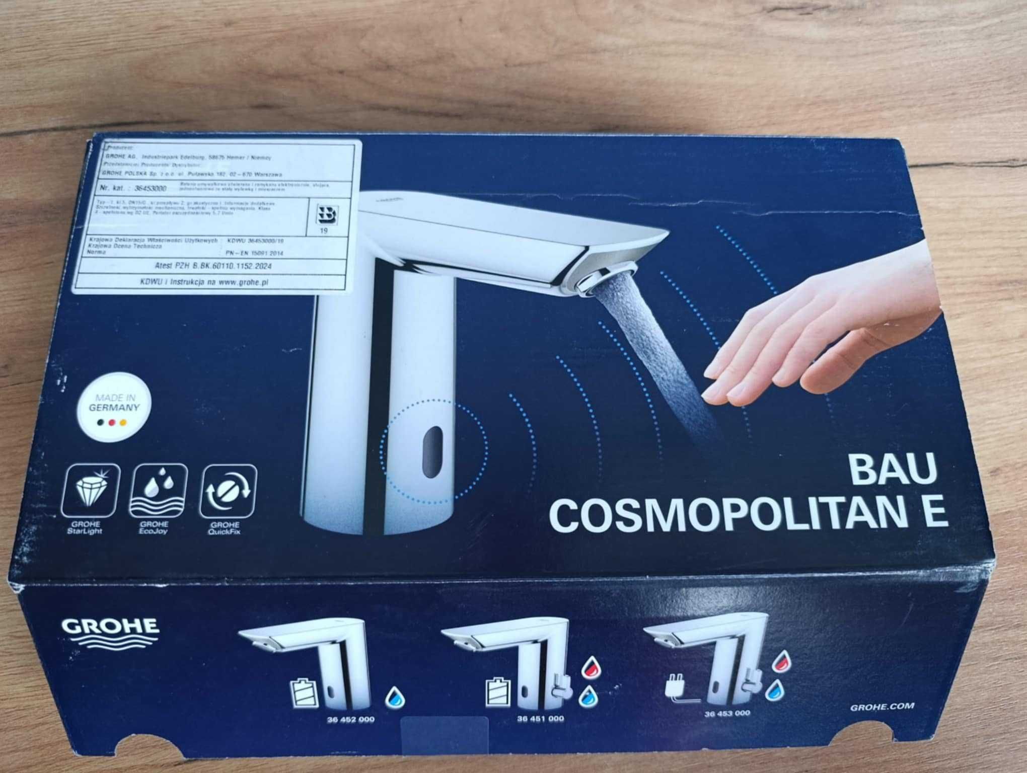 Bau Cosmopolitan E Elektroniczna bateria umywalkowa na podczerwień