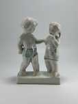 Figurka porcelanowa. Chodzież. Jaś i Małgosia
