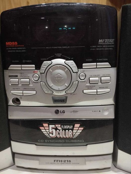 Музыкальный центр LG FFH-216 ( CD диск не видит)