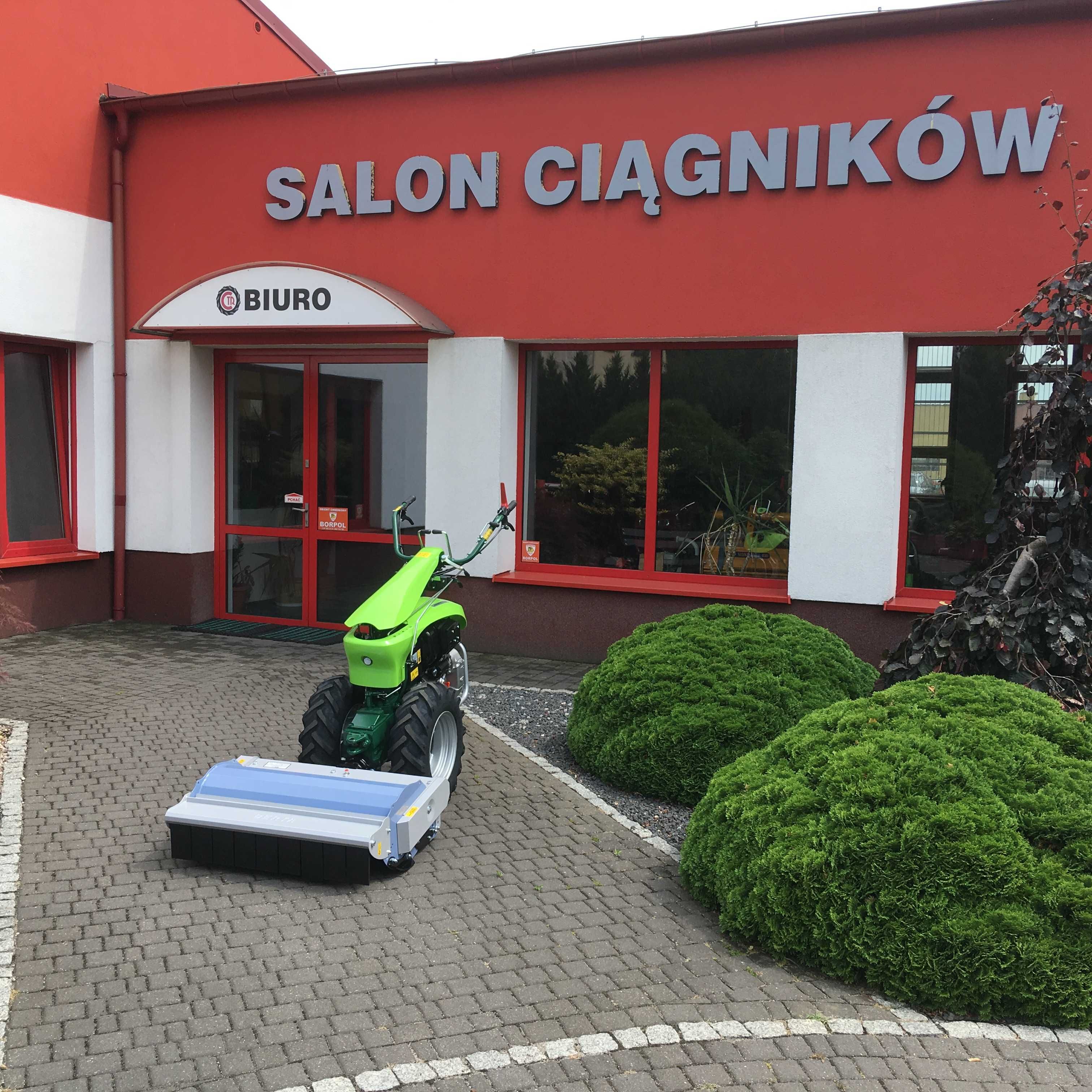 Glebogryzarka separacyjna  z ciągnikiem jednoosiowym special green