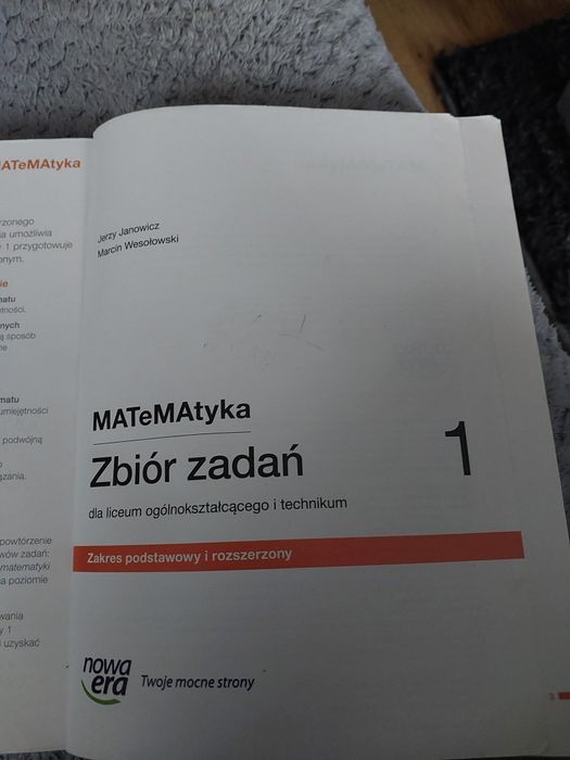 Matematyka 1 zbior zadań