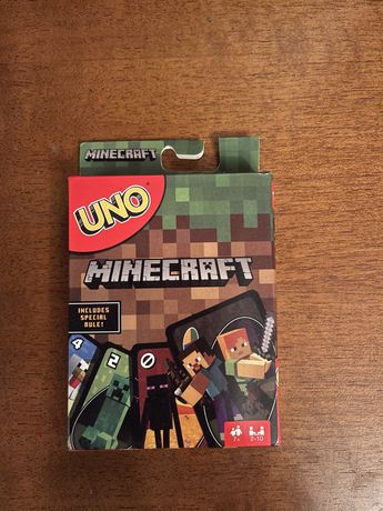 Uno Уно Minecraft настольная игра карточная игра