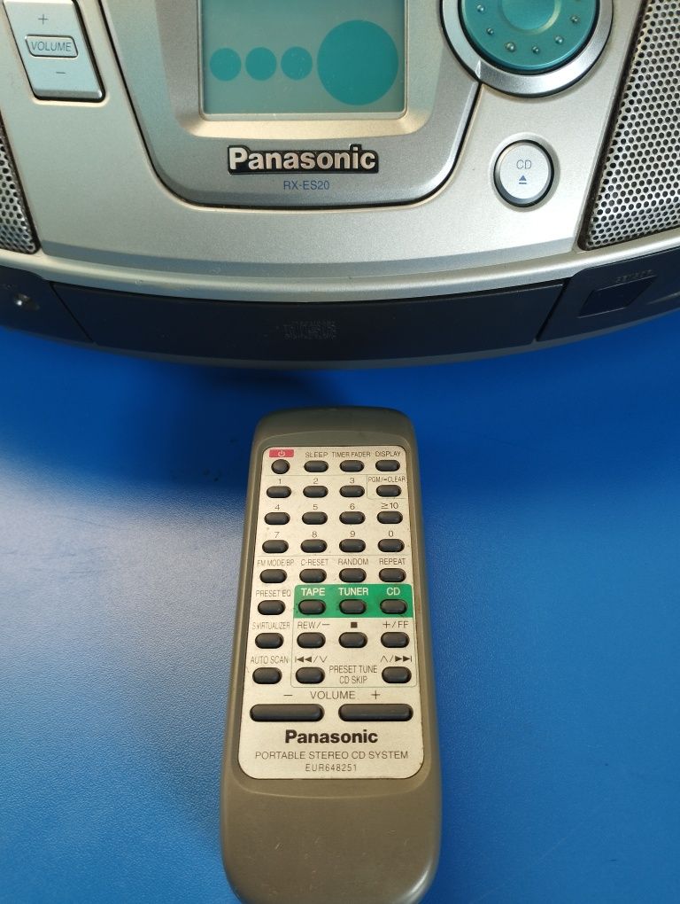 Музыкальный центр Panasonic RX-ES20 пульт магнитофон магнитола