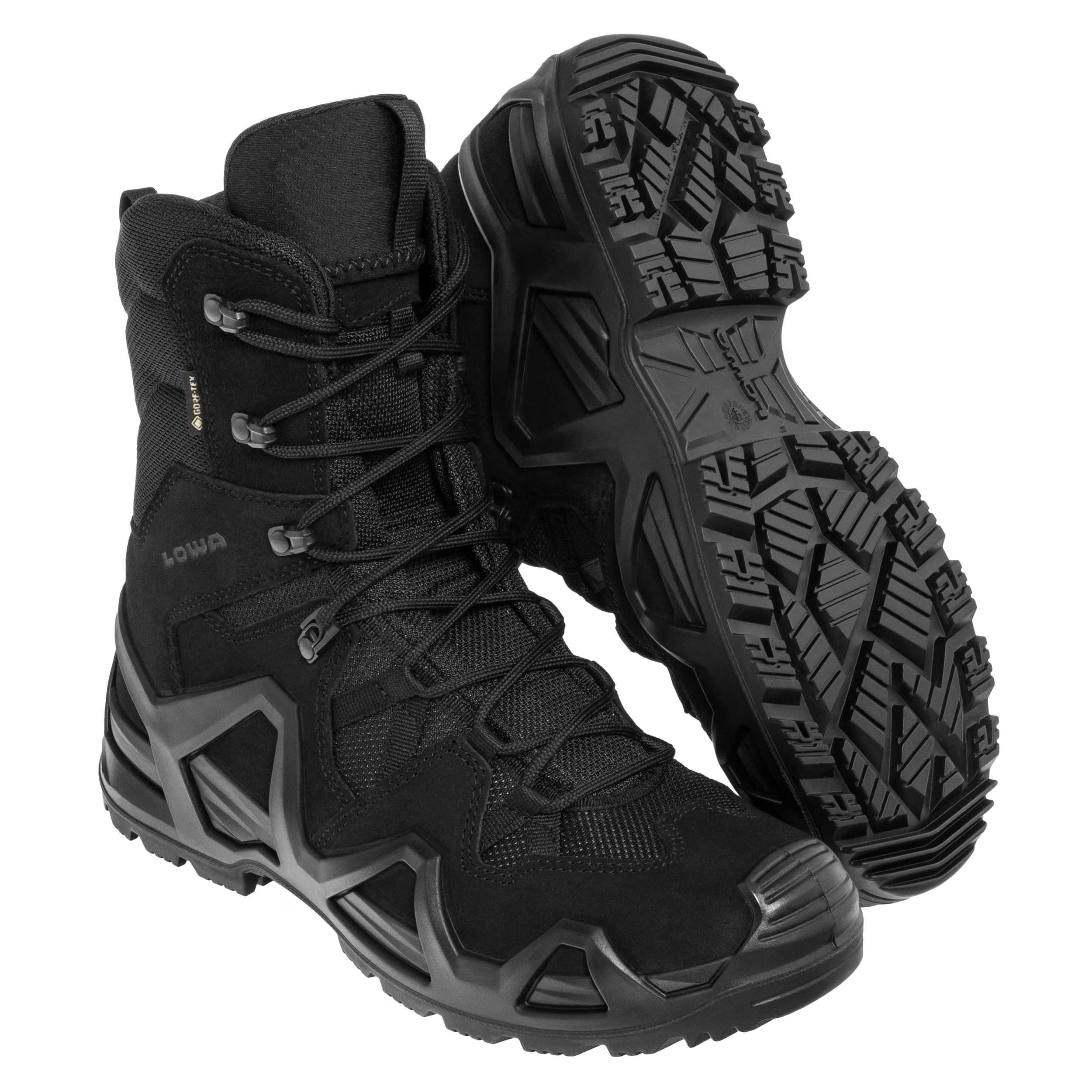 Buty LOWA Zephyr GTX HI MK2 Black/Czarne Straż graniczna, Policja