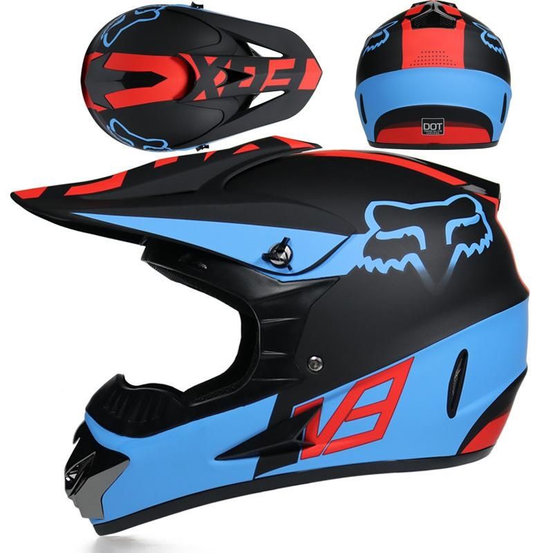 Мото шлем Fox racing/мото шлем/эндуро шлем + очки