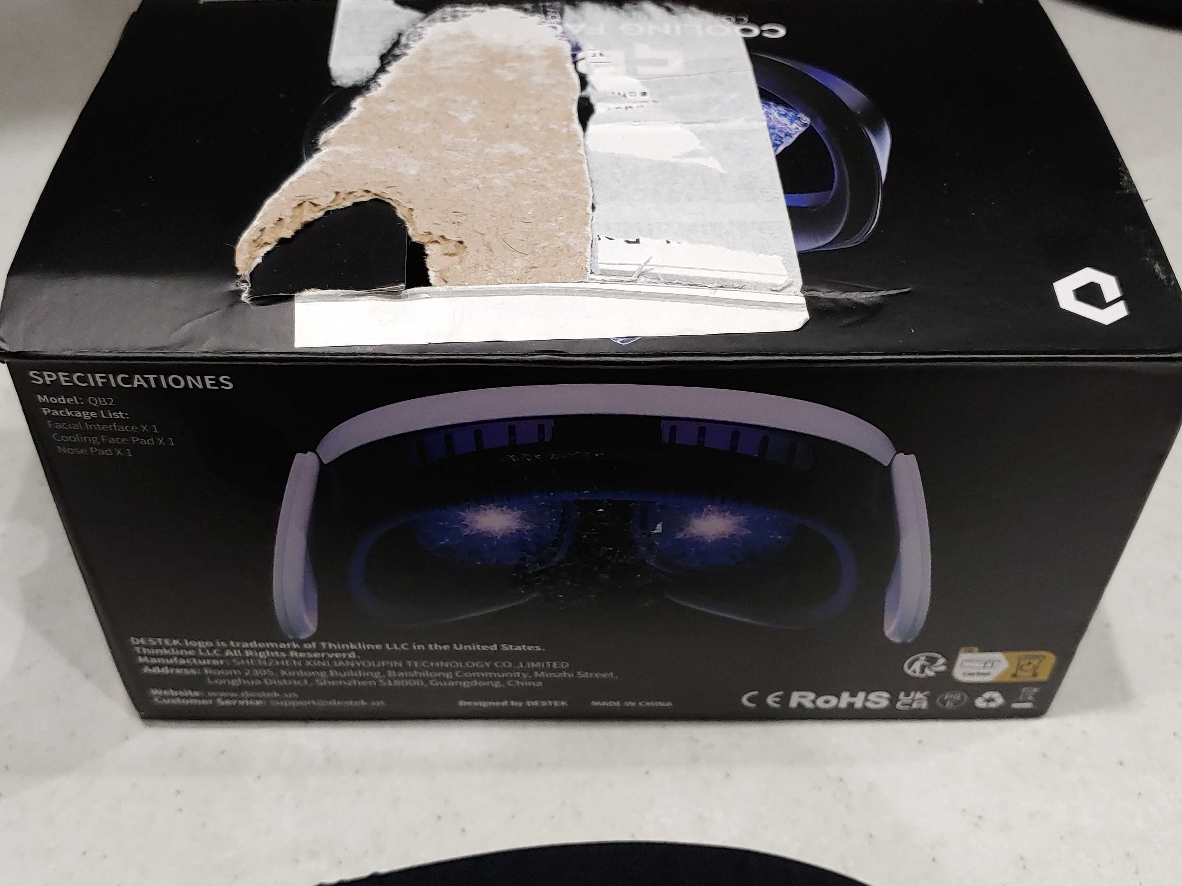Охлаждающая лицевая накладка DESTEK QB2, совм. с Meta/Oculus Quest 3