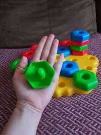 Іграшка мозаїка, конструктор, пазл, для маленьких дітей