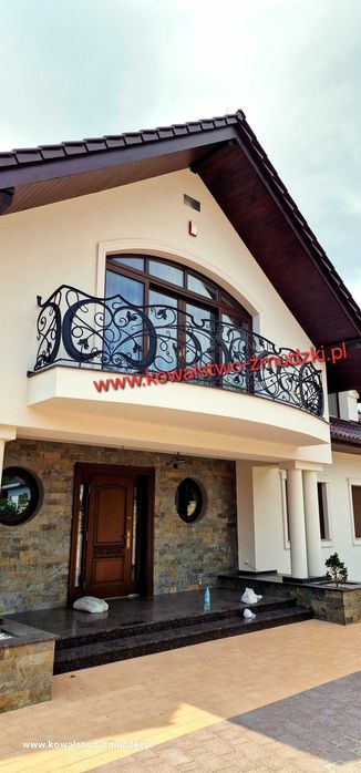 Ogrodzenie nowoczesne balustrady brama na wymiar kowalstwo