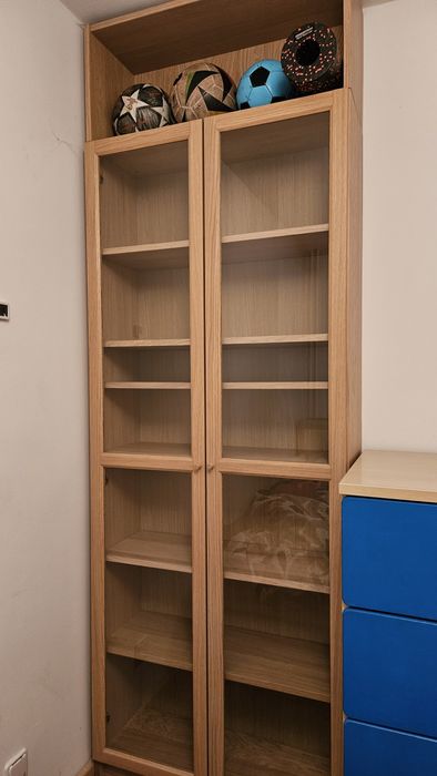 IKEA BILLY OXBERG Regał na książki, 80x30x202 cm