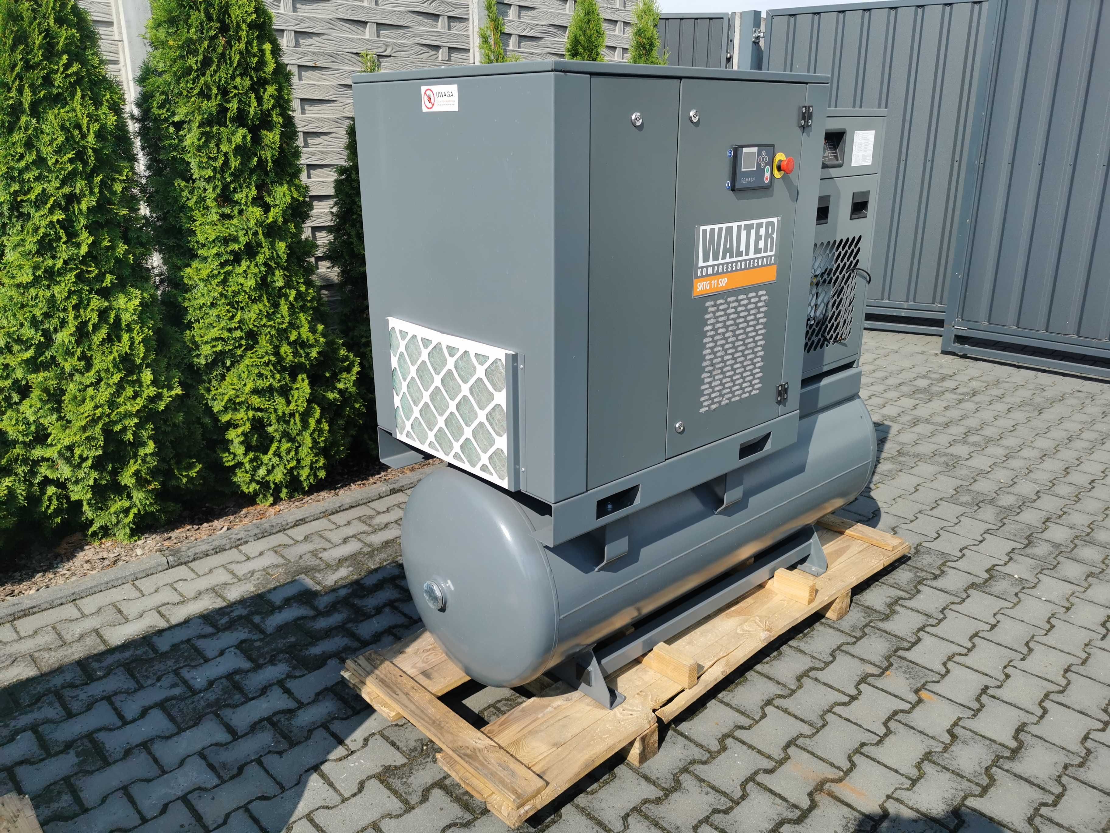 2022r! 1h!!  11kw 10 BAR Sprężarka śrubowa 1500L/m kompresor WALTER
