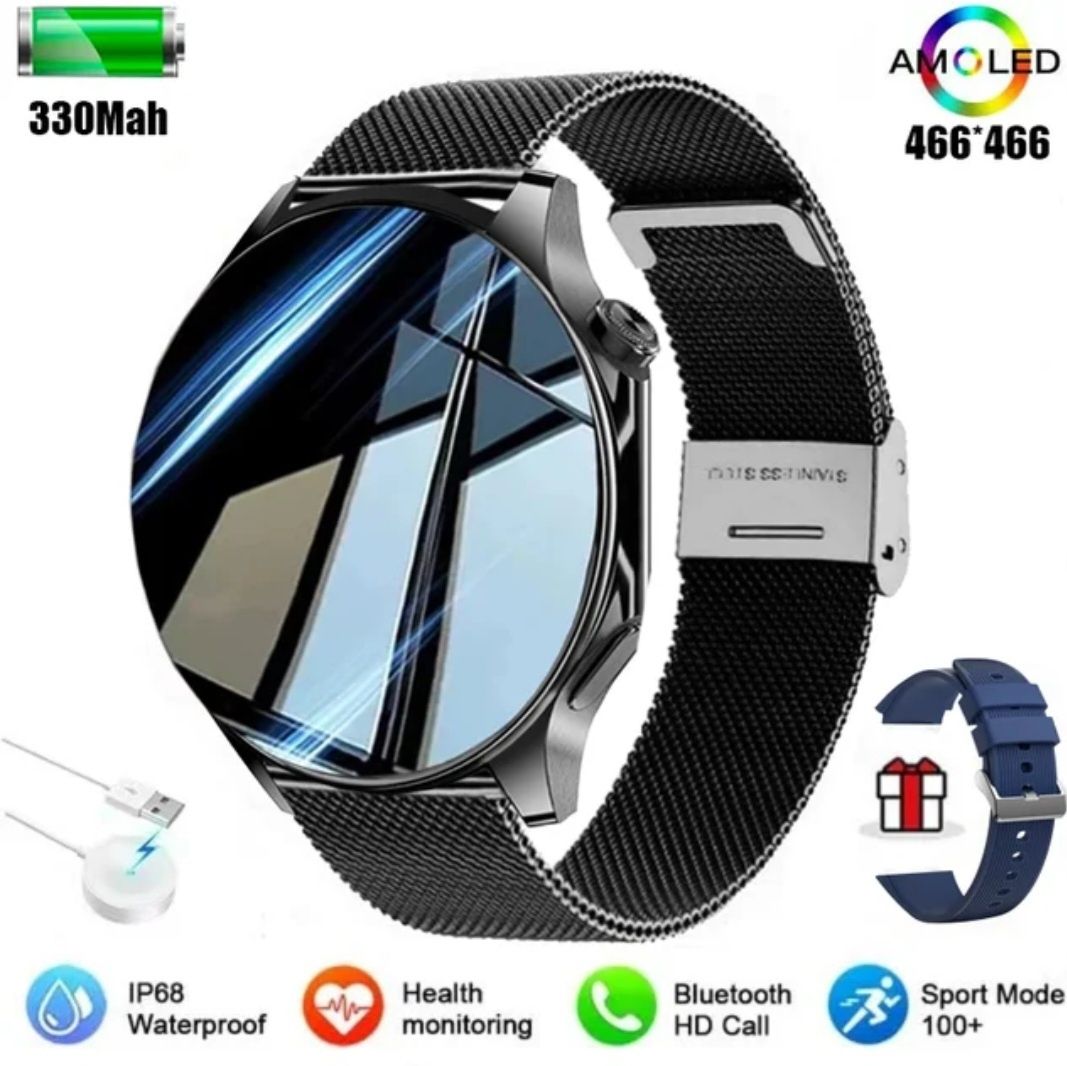 Новые смарт часы 2024. GPS, NFC, AMOLED.