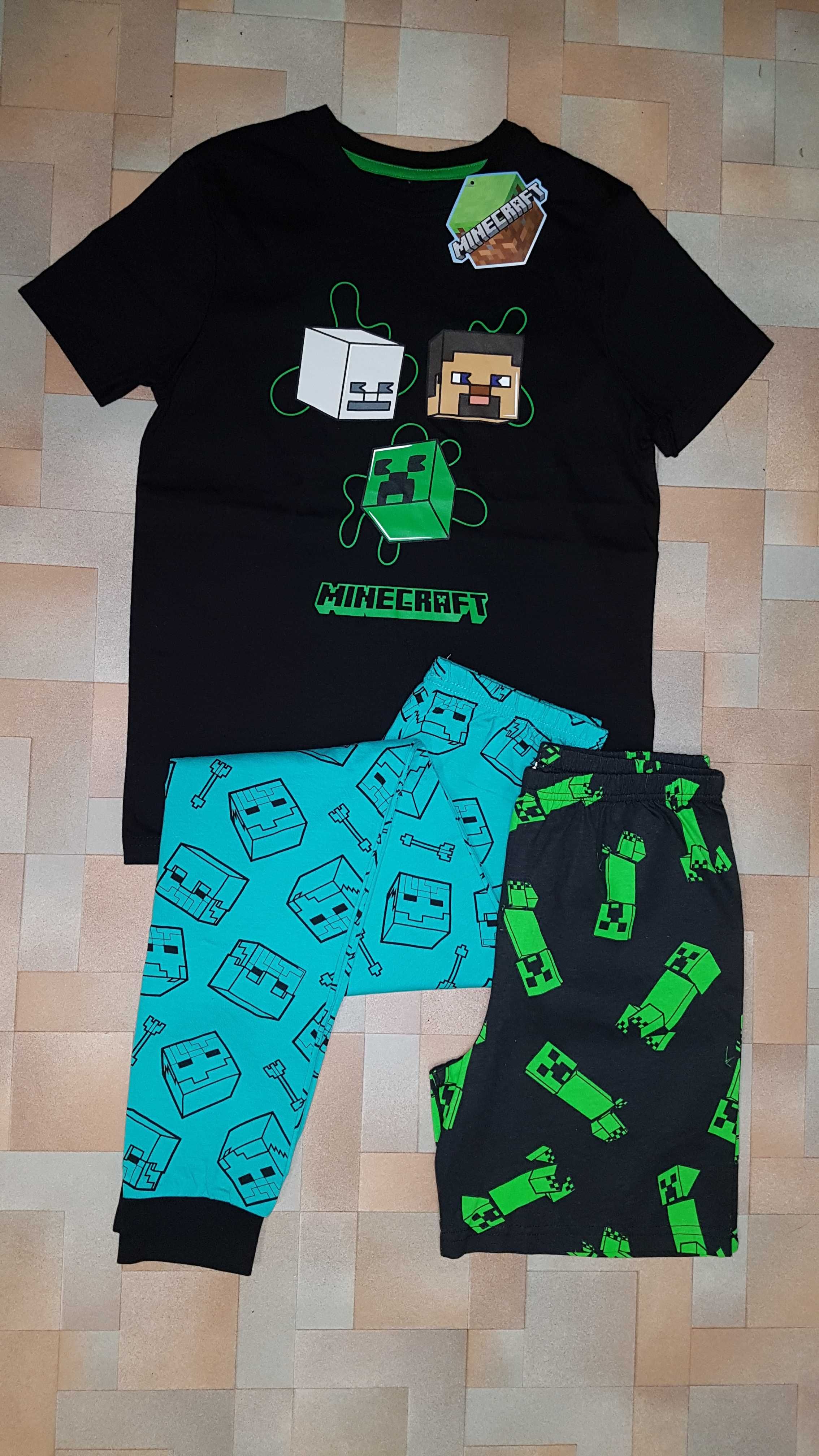 Комплект Minecraft, пижама хлопок Primark Майнкрафт 9-10 лет 140 см