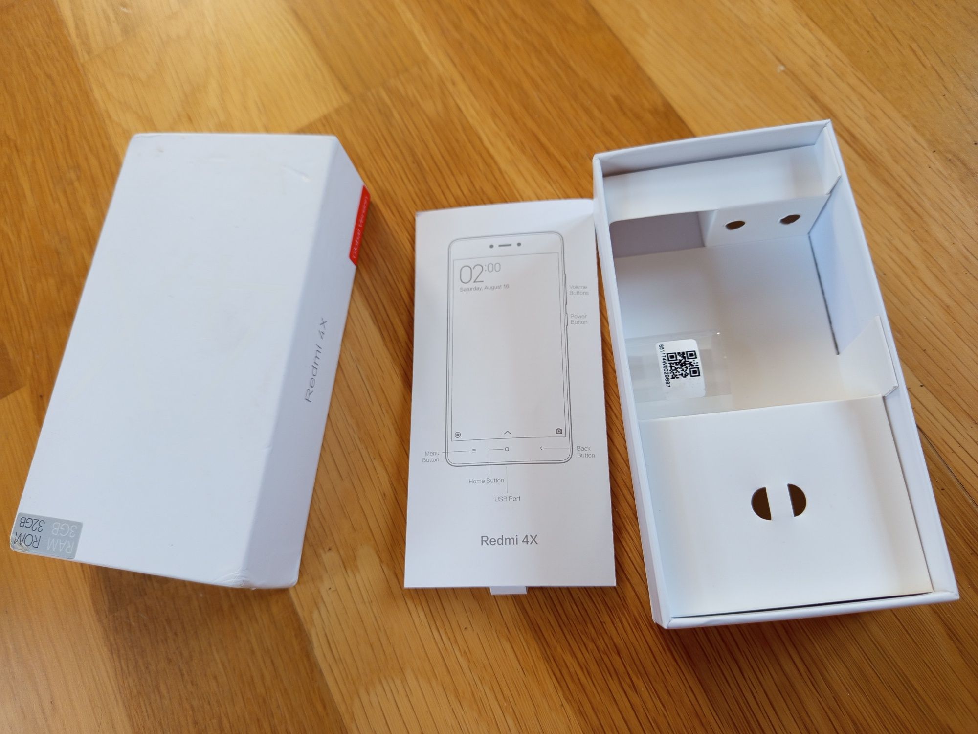 Pudełko Xiaomi Redmi 4x