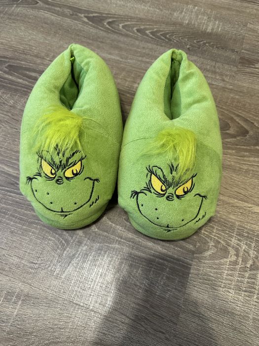 Детские домашние тапочки Grinch