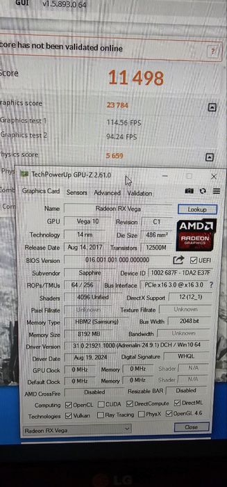Sapphire Nitro+ RX Vega 64 8gb