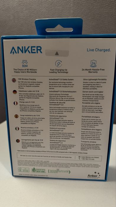 Ładowarka Anker 3w1 Qi2 – iPhone, AirPods, Apple Watch