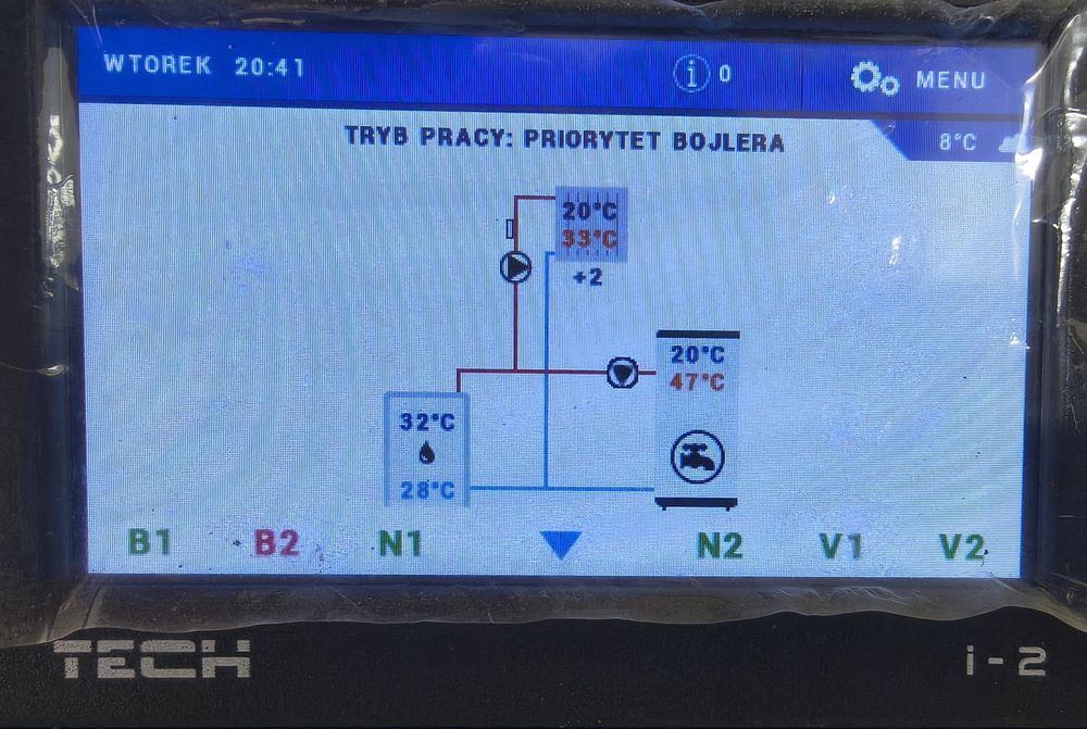 Sterownik ogrzewania Tech I-2 Plus OT, czujniki