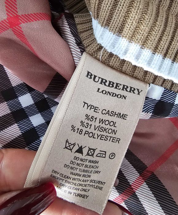 Burberry kamizelka plaszczyk roz L