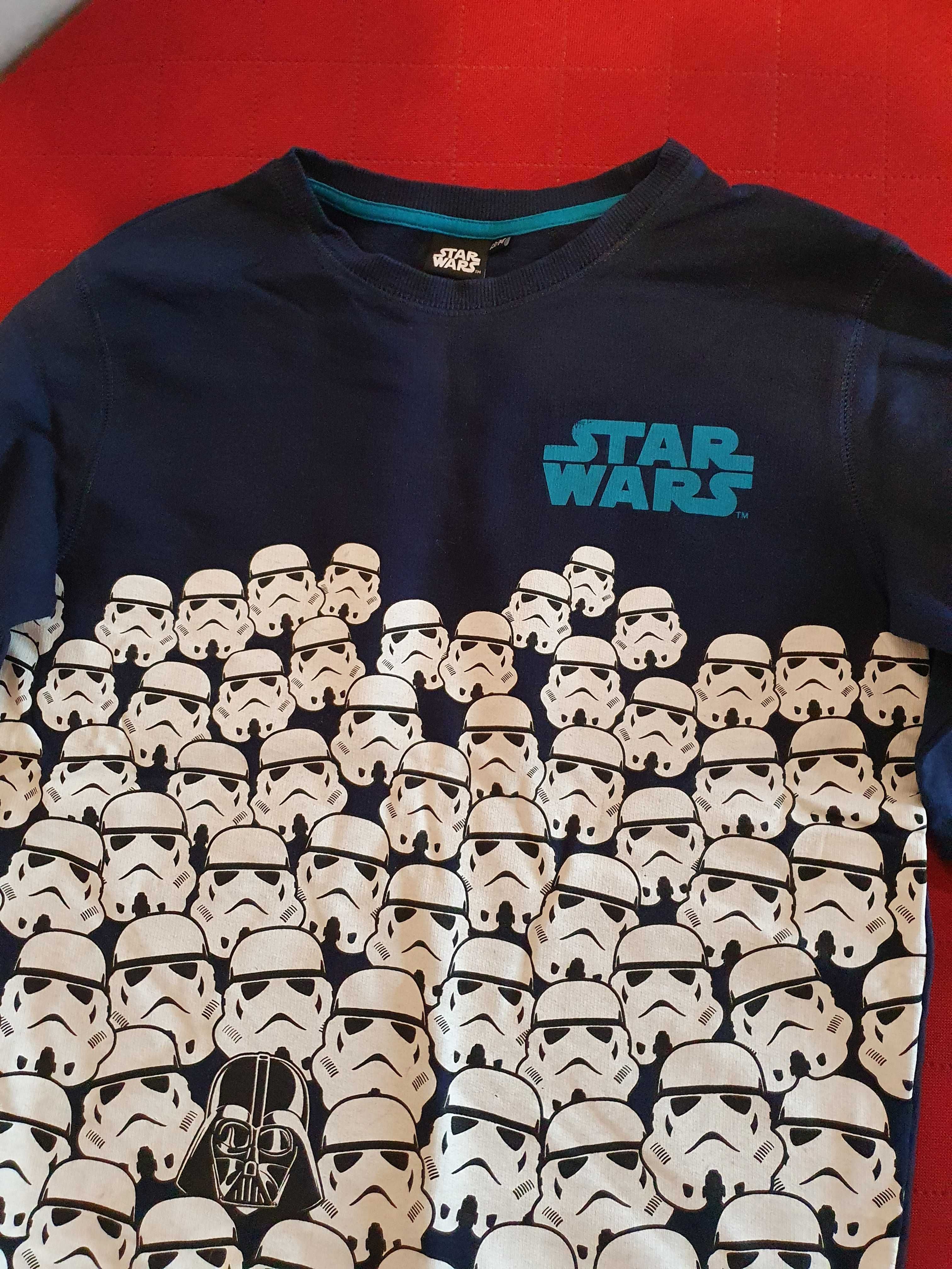 Bluza star wars i 2 koszulki 146-152