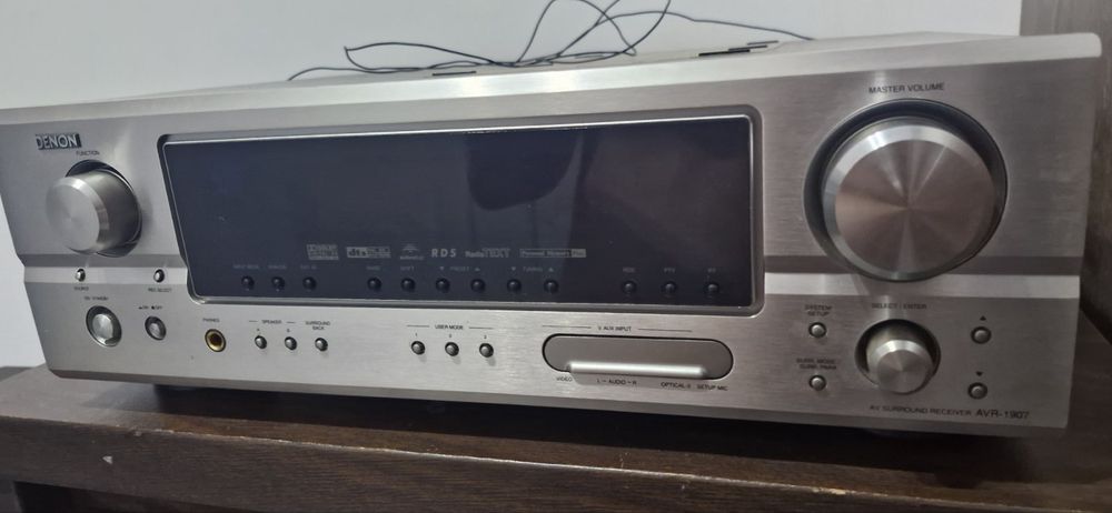 Denon AVR-1907 receiver zadbany amplituner kolumny gratis