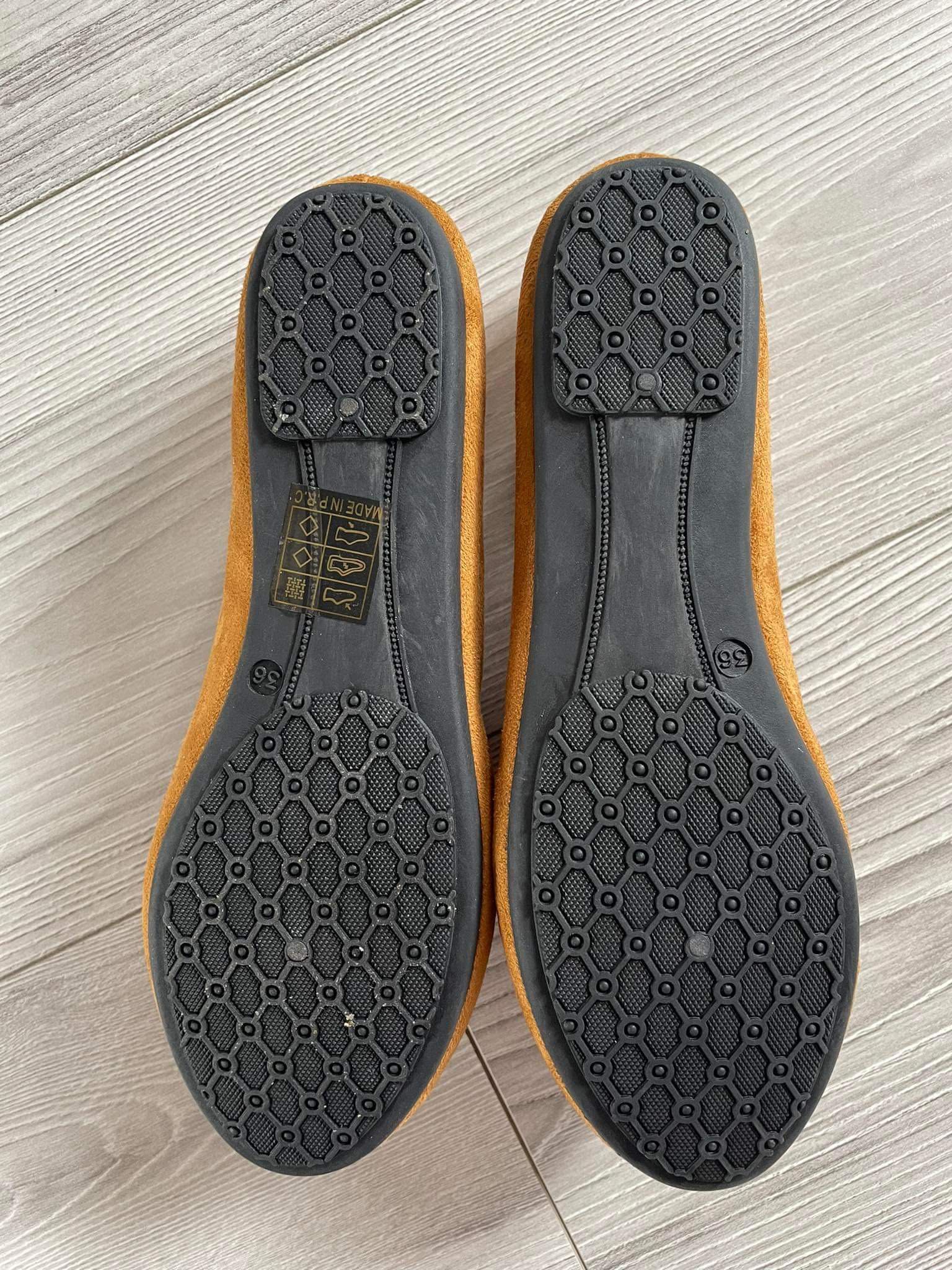 Nowe Złote i Czarne buty damskie balerinki z kokardką rozmiar 36 37